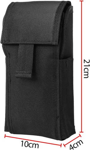 Vista 4 de 24 Round Shotgun Shotshell Ammunition Reload Holder Quick Access Molle Pouch with Flag Patch for 12 Gauge/20G