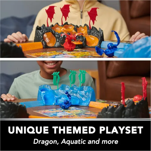 Vista 3 de Bakugan Set de entrenamiento con Bruiser, temática de clan mamífero, figura de acción personalizable, tarjetas intercambiables y juego de juego