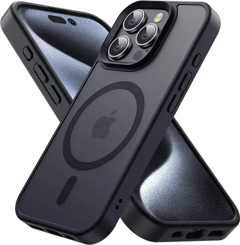 Vista 30 de Funda para iPhone 11, funda magnética con función atril [protección de grado militar] y [compatible con MagSafe], funda protectora delgada