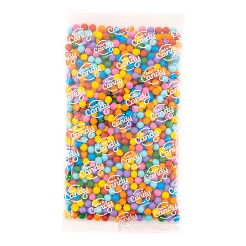 Vista 3 de Color It Candy Shimmer White Sixlets – Perfecto para centros de mesa, bodas, cumpleaños, bufés de caramelos y regalos de fiesta.