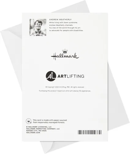Vista 6 de Hallmark Paquete de 4 tarjetas en blanco, tarjetas para todas las ocasiones (buen día)
