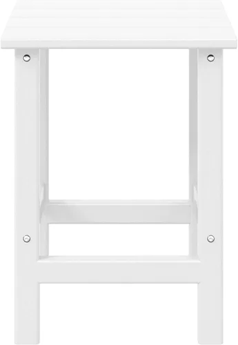 Vista 59 de WestinTrends Ashore - Mesa auxiliar Adirondack moderna para patio al aire libre, color blanco Side Table for Hot Tub, Patio Furniture, Garden &