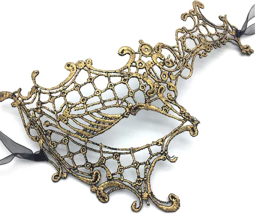 Vista 5 de Vtrem Máscara de mascarada para parejas juego de máscaras negras para fiesta de Mardi Gras para mujeres, hombres, papá, hija, graduación, pareja