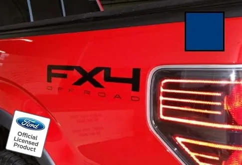 Vista 6 de FX4 Offroad Calcomanías para Ford F150 Negro (2009,2010,2011) - CB [Juego de 2]
