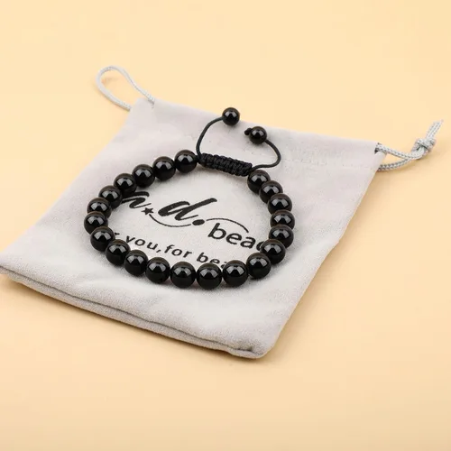 Vista 135 de AD Beads Pulseras de piedras preciosas unisex de 0.315 pulgadas (0.315 in), macramé curativo ajustable de 7 a 9 pulgadas Usa esta pulsera