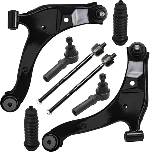 Vista 190 de Detroit Axle - Kit de brazos de control de extremo de 8 piezas para Toyota 2001-2003 Highlander 2002-2003 Camry Lexus ES300, 2 conjuntos de brazos