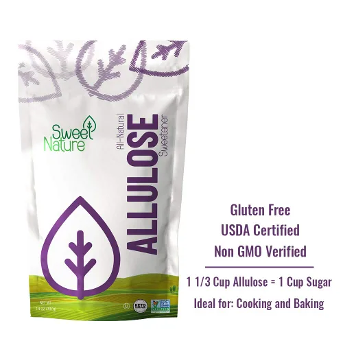 Vista 3 de Sweet Nature Edulcorante de alulosa - Sustituto ideal sin azúcar para diabéticos - Keto, sin gluten, bajo en carbohidratos, bajo en calorías, bajo