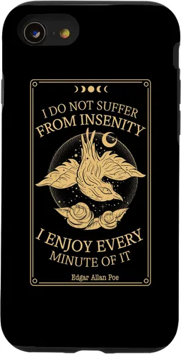 Vista 17 de Funda para iPhone 11 Pro Max Edgar Allan Poe Raven Booktok Bookish Merch