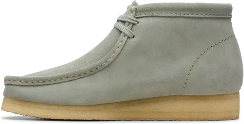 Vista 44 de Clarks Wallabee Chukka Botas para hombre cera de abeja cuero