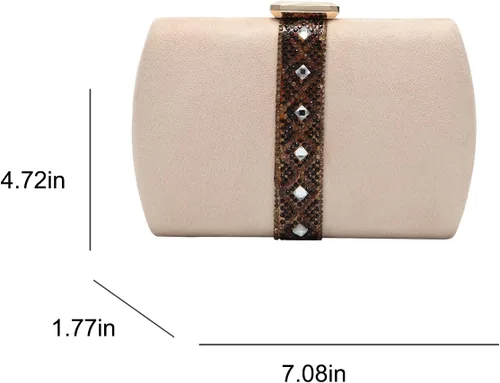 Vista 2 de Fawziya Velvet Diamonds - Bolsos de noche para mujer