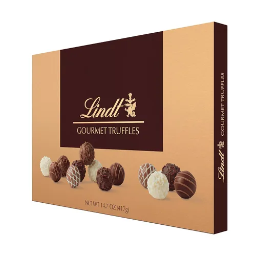 Vista 11 de Lindt Gourmet Truffles - Caja de regalo surtida de dulces de chocolate, 14.7 onzas