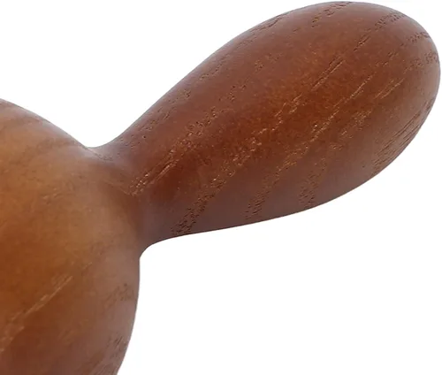 Vista 6 de Masaje de mano de madera, martillo portátil de masaje de aceite esencial de madera de teca, martillo de masaje de terapia de madera, herramienta