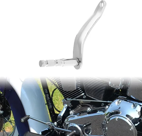 Vista 7 de TCT-MOTORPARTS Brazo de palanca de cambios cromado para Harley Softail Slim FLS 2007-2017