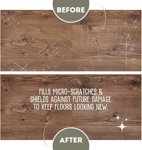 Vista 6 de Quick Shine Brillo y pulido de suelo de madera dura de alto tráfico.