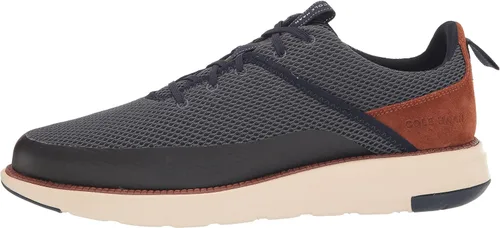 Vista 8 de Cole Haan Tenis Grand Atlantic para hombre, Marine BlueBritish Tan