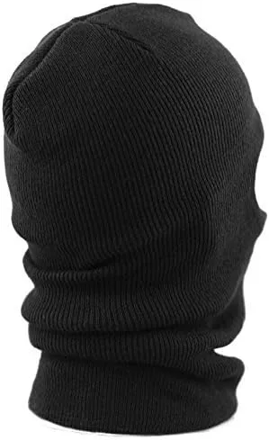 Vista 4 de The Hat Depot Máscara de esquí unisex gruesa y larga fabricada en Estados Unidos