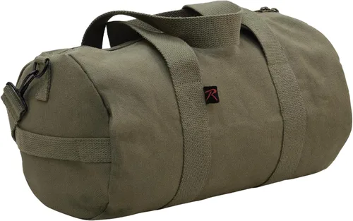 Vista 13 de Rothco Bolsa de Lona de Servicio Pesado para el Hombro Tipo Duffle - Bolsa Resistente de Equipo de Gimnasio y Viaje Gris carbón