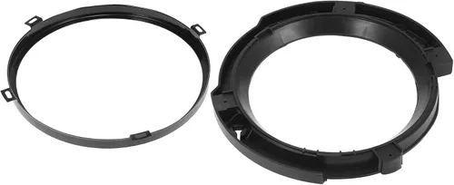 Vista 7 de X AUTOHAUX Juego de anillo de retención de montaje de faro redondo de 7 pulgadas con anillo metálico para faro para Jeep Wrangler JK 2007-2017 Negro
