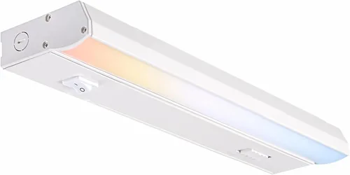 Vista 11 de PARMIDA - Iluminación LED para debajo del gabinete, instalación cableada, 10 pulgadas, 6.5 W, 5CCT seleccionable por color, 2700 K/3000 K/4000