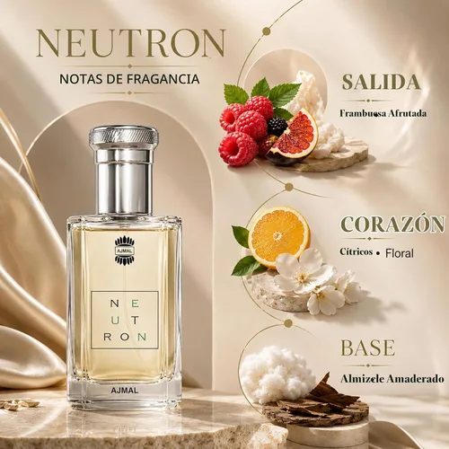 Vista 2 de Ajmal Neutron EDP para hombres, 3.4 fl oz / 3.4 fl oz