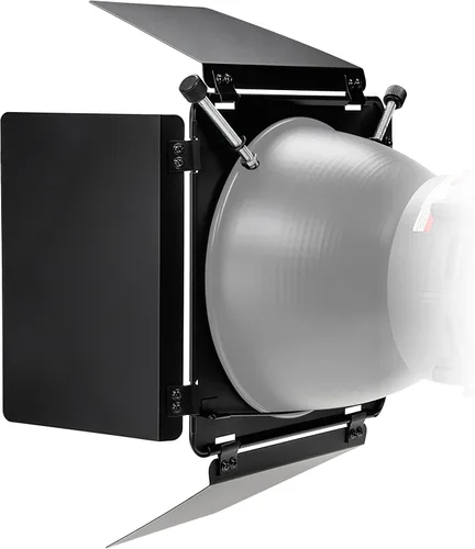 Vista 3 de Fotodiox Fotodiox - Kit universal de puerta de granero con rejilla de panal de 45 grados y geles de color, para Bowens Gemini Standard, Classica