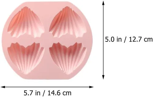 Vista 4 de 4 moldes de silicona para dulces, moldes para hornear en forma de corazón, 4 cavidades de silicona para tartas de chocolate, chocolate, día de San