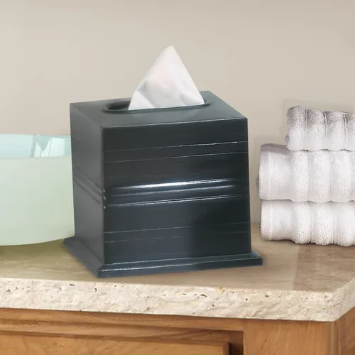 Vista 8 de nu steel Bogart - Juego de accesorios de baño de metal para encimera de tocador, conjunto de lujo de 8 piezas
