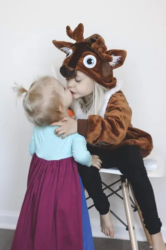 Vista 5 de ComfyCamper Disfraz de reno para niñas y niños