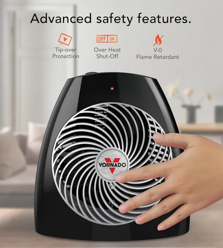 Vista 3 de Calentador Vortex para toda la habitación, de Vornado