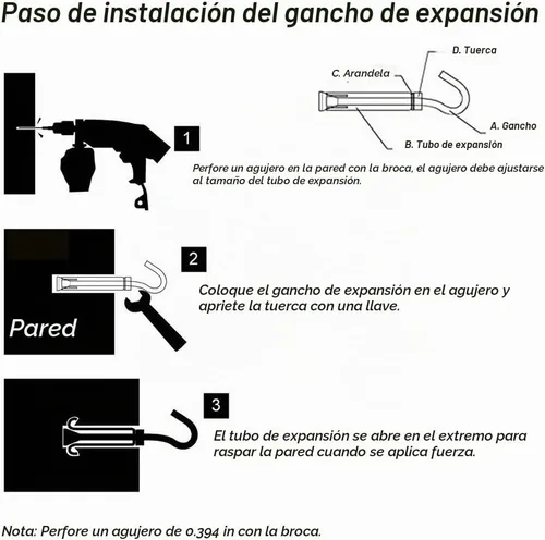 Vista 7 de DEWEL Líneas de ropa de acero inoxidable de 10.8 pies para colgar ropa al