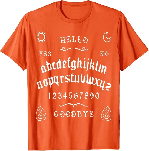 Vista 23 de Camiseta inspirada en la tabla Spirit Board Ouija Asphalt Grey