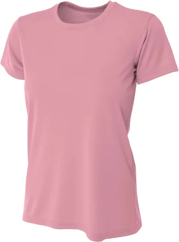 Vista 7 de A4 Camiseta Crew de rendimiento refrescante para mujer Naranja (Athletic Orange)
