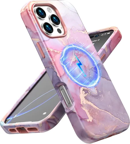 Vista 34 de Magsafe - Funda protectora para iPhone 13/14, a prueba de golpes, a prueba de caídas, funda inalámbrica para parachoques, protección híbrida