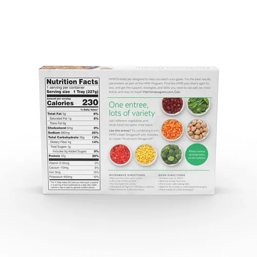 Vista 8 de HMR Stroganoff Risotto Entree Combo Pack, 12 porciones, crea 6 comidas abundantes