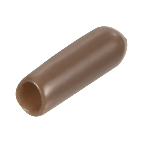 Vista 22 de uxcell 80 tapas de goma de 0.551 in de vinilo de identificación redonda tapa tapa de rosca de tornillo protectores negro