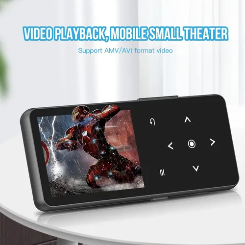 Vista 7 de Reproductor MP3 de 32 GB con Bluetooth 5.0, reproductor de música con altavoz HD integrado para niños, radio FM, grabadora de voz, sonido HiFi
