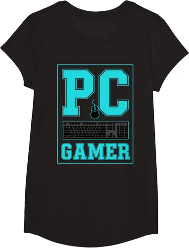 Vista 3 de PC Gamer Gaming Teclado Ratón Esports Computer Fan Camiseta