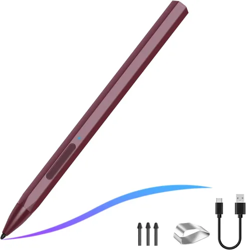Vista 9 de Lápiz óptico para Microsoft Surface Pro9/8/X/7/6/5/4/3 Surface Go 3/2/1 Surface 3/2/1 Surface 3/Studio/Book 4/3/2/1 con presión de inclinación 4096