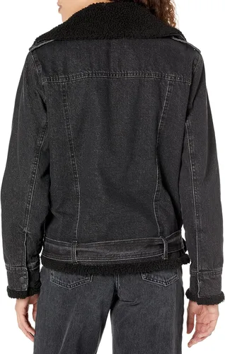 Vista 2 de Calvin Klein Moto de gran tamaño con cinturón para mujer