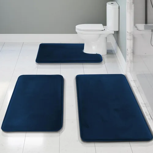Vista 48 de Clara Clark tapete para baño, regadera o tina, de gomaespuma, negro, antiderrapante Camel Oro