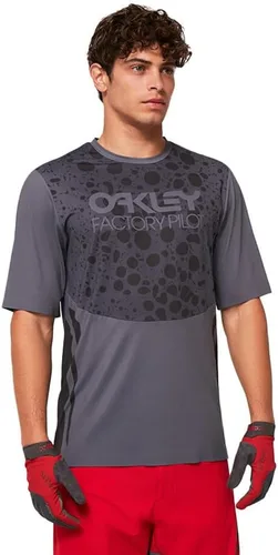 Vista 6 de Oakley Maillot manga corta Maven Rc, negro (Black Frog)