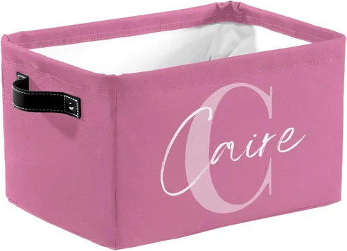 Vista 46 de Cesta de regalo personalizada con nombre, caja de juguetes de almacenamiento personalizada para niños, organizador de cubos de almacenamiento