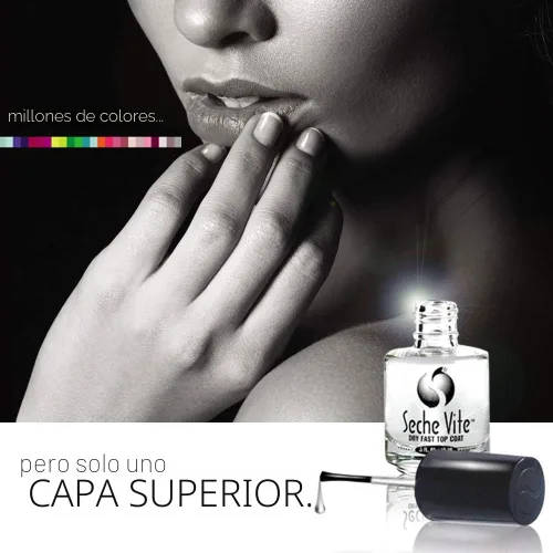 Vista 2 de Dúo Seche Vite Capa protectora de secado rápido, Seche Clear Crystal Clear base [Misc.]