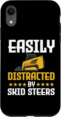 Vista 10 de Funda divertida para iPhone 12 Pro Max para maquinaria de construcción de controlador de minicargadora