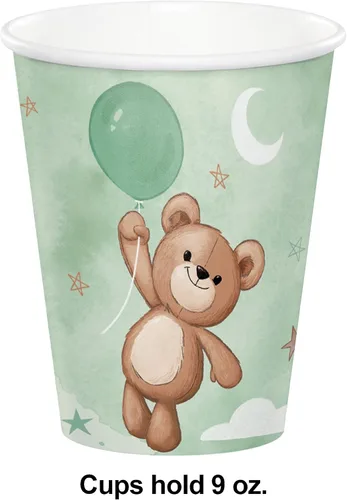 Vista 2 de Trendware Vasos de papel de oso de peluche, 24