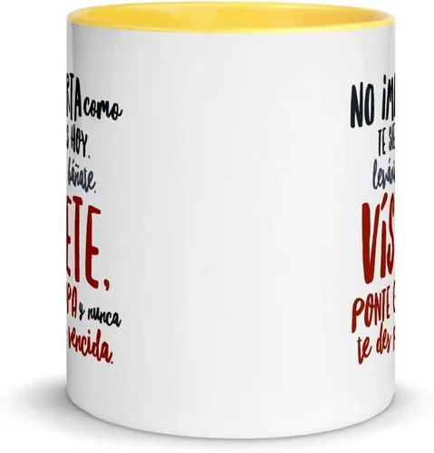 Vista 2 de Regalo para amigas Taza de café para hija Regalo perfecto para Navidad, graduados, profesionales y estudiantes Vaso con afirmaciones positivas