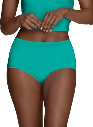 Vista 2 de Fruit of the Loom Ropa interior de microfibra ligera para mujer (talla regular y grande), Variado