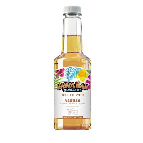 Vista 11 de Jarabe de Ahijado Helado Hawaiian Shaved Ice, Tamaño Pinta, Sabor Sangre de Tigre, Ideal para Raspaditas, Soda Italiana, Paletas, No Necesita