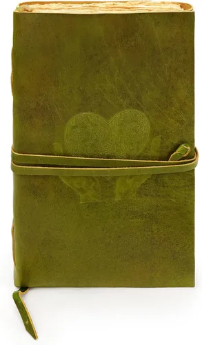 Vista 45 de Diario de cuero para mujeres y hombres, 200 páginas, 5 x 7 pulgadas, regalos para mujeres, diario de viaje, cuaderno de mujer, marcador de 7 chakras