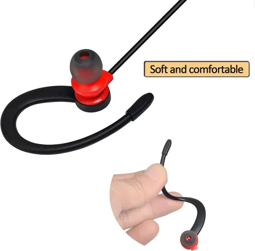 Vista 3 de HYS Auricular Walkie Talkie en forma de G con micrófono PTT, gancho de oreja para Motorola T200TP T260 T260TP T402 T460 T465 T600 T605 T800 MH230R